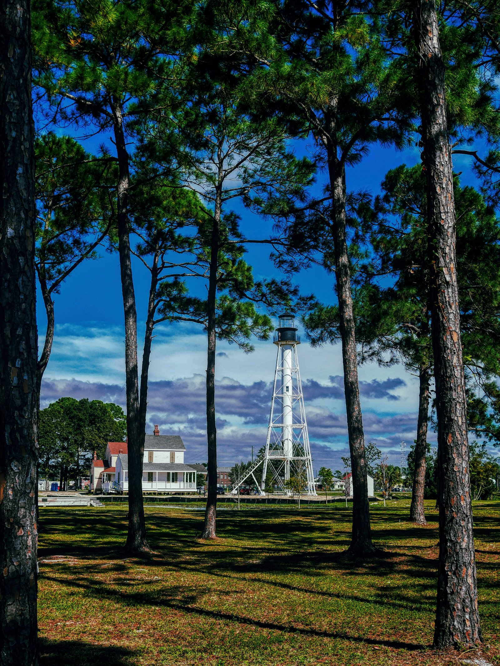 Cape San Blas Lighthouse relocated to George Core Park in Port St. Joe, aka Lighthouse Park